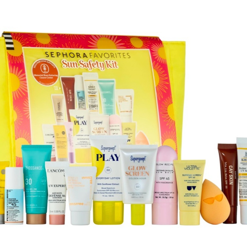 Sephora Yellow and Blue Suncare Skincare Set